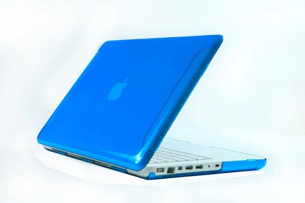 2в1 Матовый Жесткий Чехол для ноутбука Apple Macbook Mac Book белый 1" MC 516 MC207 A1342+ Бесплатный чехол для клавиатуры - Цвет: Lake blue