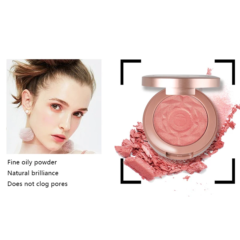 Румяна лицо и щеки натуральный макияж длительный розовый оранжевый Blusher 998