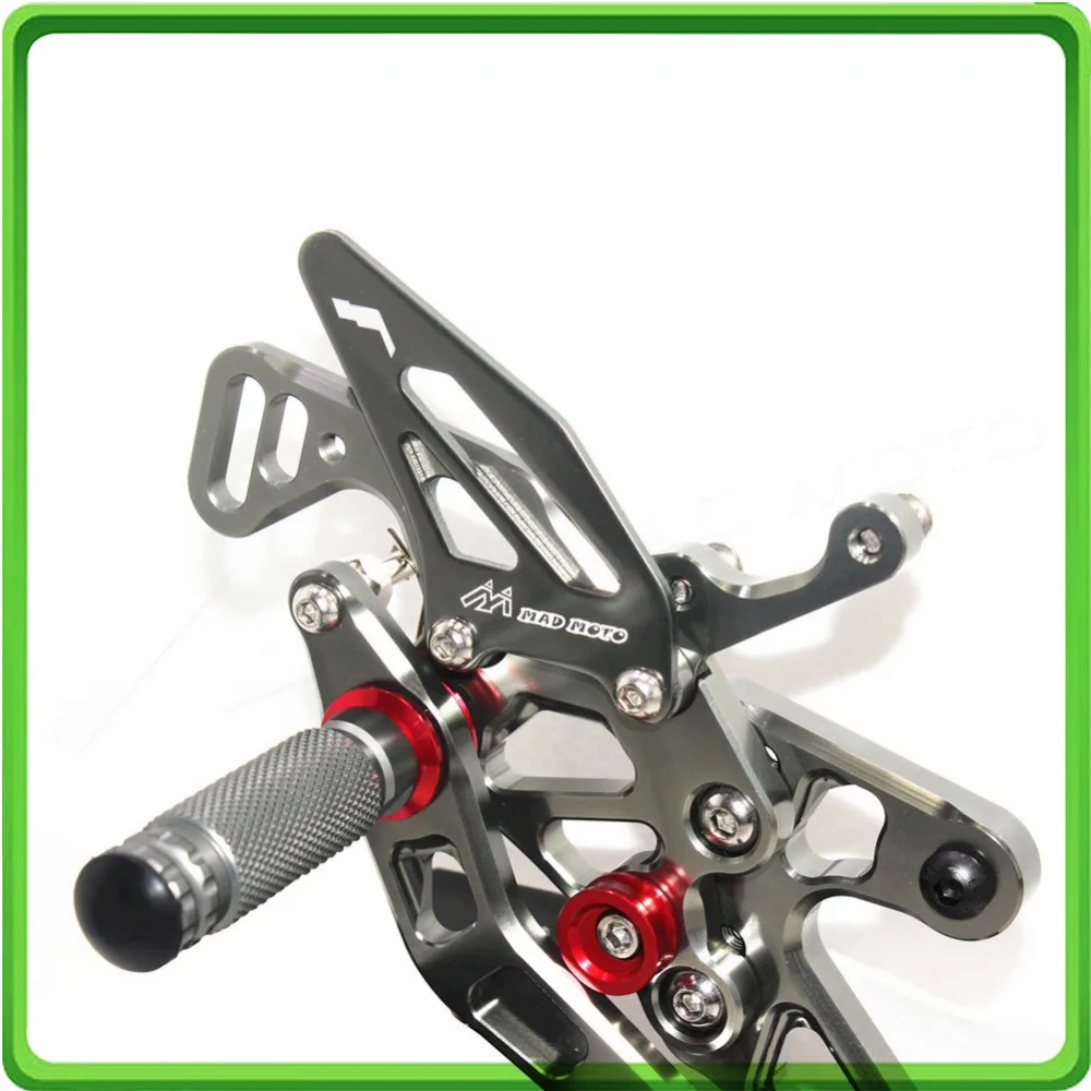 CNC Adjustable Rear Sets Rearset Footrest Foot Rest Pegs for  BMW S1000RR 2015 2016 2017 (19)