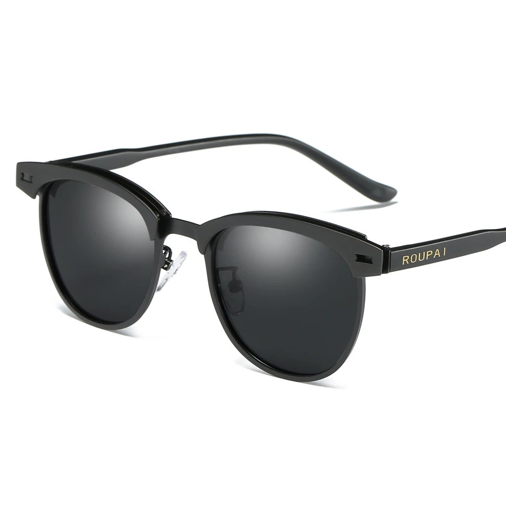 

2019 Retro Brand Designer UV400 Protection Polarized Sunglasses Round High Quality Metal Frame Sun Glasses For Women Men Driving
