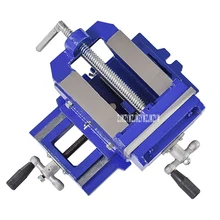 Чугунная лавка, дрель, Рабочая платформа, Плоские Губки, прецизионные сверхмощные тиски, инструмент, двустороннее движение, простые тиски