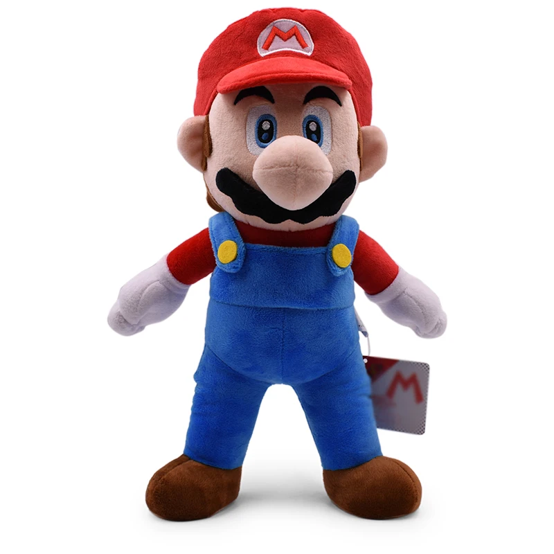 37 см Super Mario Bros стоя Red плюшевая игрушка мягкая кукла Peluche дети малыш|Персонажи