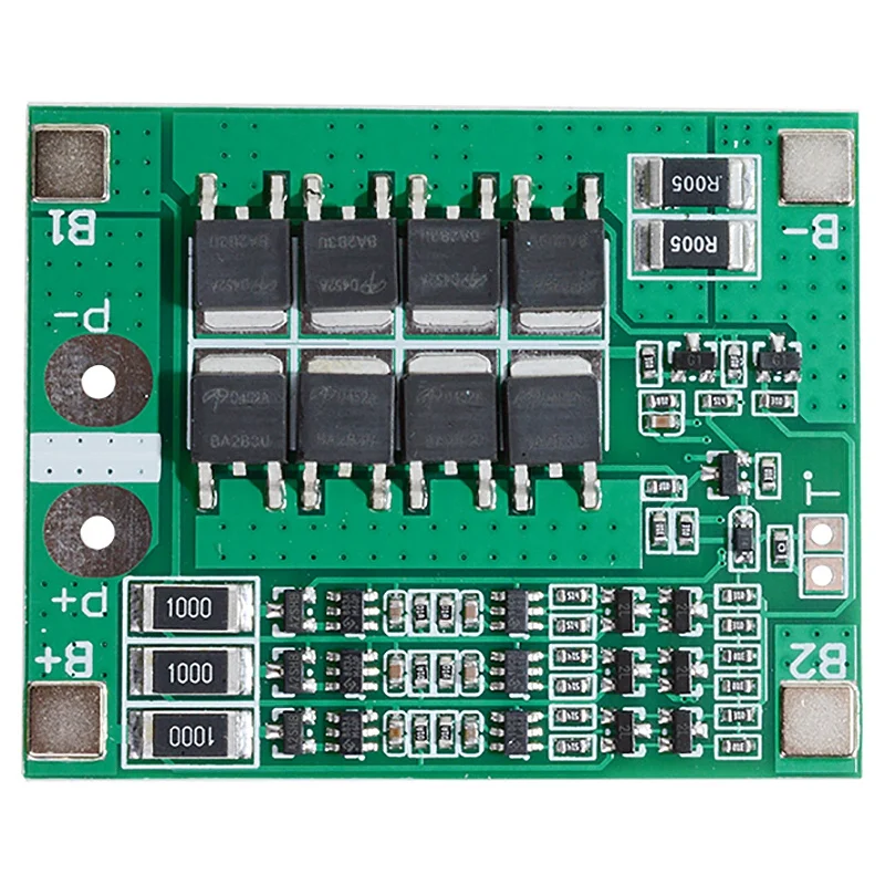 3 шнура 12V18650 литий Батарея Защитная панель для 11,1 V 12,6 V с коррекцией 25A многоконтурная защита от избыточной зарядки