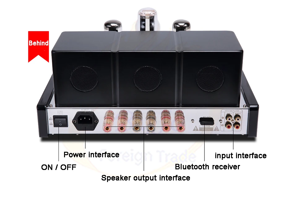 Nobsound MS-50D Bluetooth 4,0 APT-X усилитель мощности класса A односторонний EL34B вакуумная трубка Hi-Fi стерео без потерь аудио усилитель