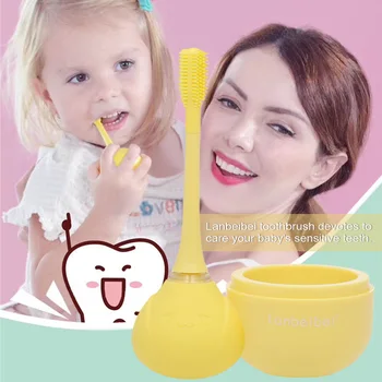 

Abody Lanbeibei Kids Ultrasonic Electric Toothbrush Children's Automatic Tooth Brush Ultra-soft Bristles Cute Wireless Charging