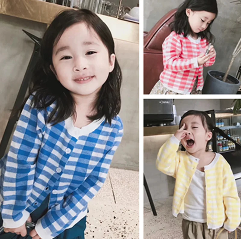 

2018 AUTUMN WINTER KIDS plaid jacket coat boys clothing girls clothing baby girl clothes kids clothes vestidos bobo choses