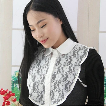 

1Pc White Black 29cm Blouse False Collar Women Clothes Shirt Detachable Collars