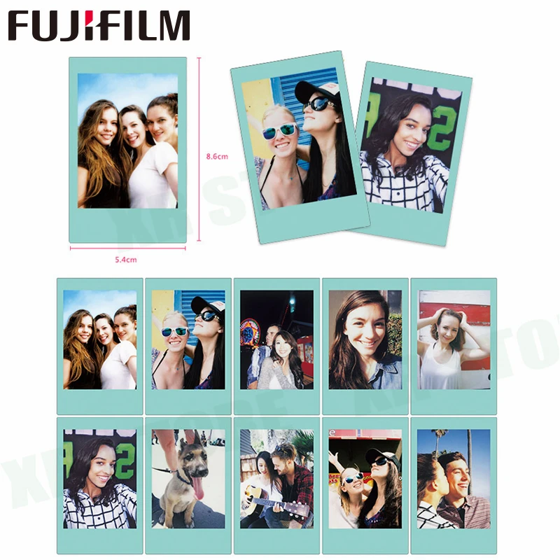 Пленка Fujifilm Instax Mini 8 9 Blue sky Fuji Instant photo paper 10 листов для 70 7 s 50 s 50i 90 25 Share SP-1 2 Lomo camera
