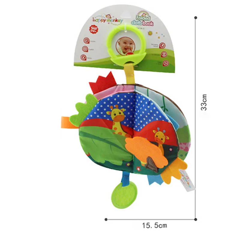 Baby Cloth Book Cartoon Animals Early Educational Book with Sound Paper YJS Dropship Baby Cloth Book Cartoon Animals Early Educational Book with Sound Paper YJS Dropship