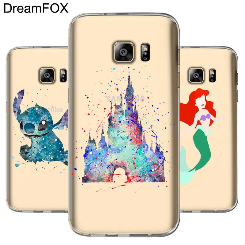 DREAMFOX L066 Mermaid Soft TPU Silicone Case Cover For Samsung Galaxy Note S 7 8 9 10 10e 11 11e Lite Edge Plus |