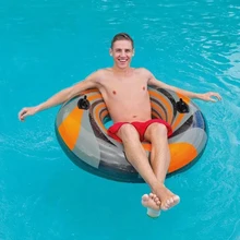 Плавательный бассейн надувная лодка плавающая для взрослых плавательный матрац летний отдых водные игрушки и водяные насосы