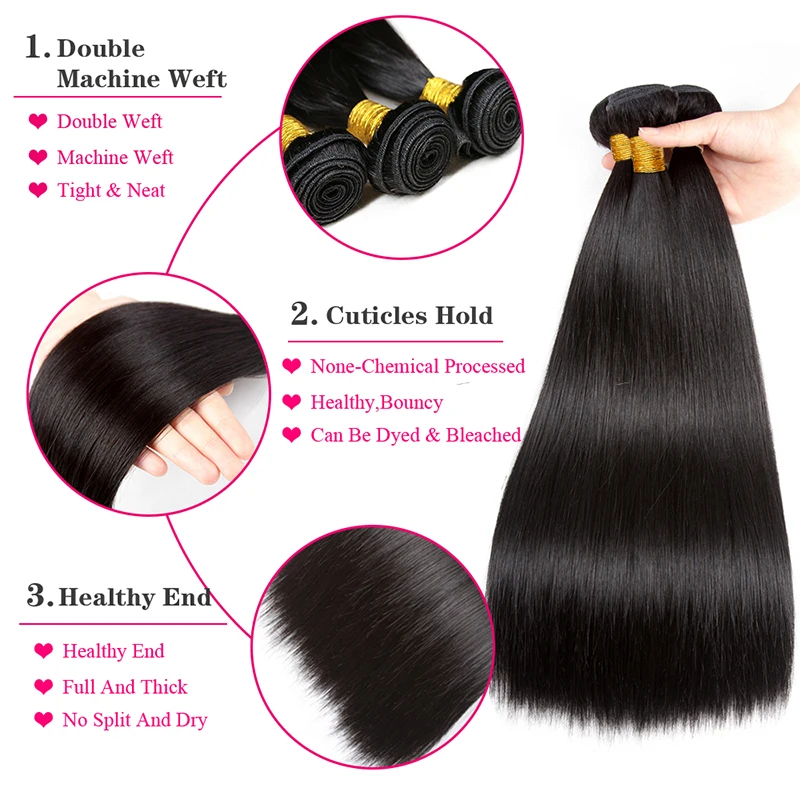 Brazilian-Hair-Weave-Bundles-Remy-1PC-Straight-Human-Hair-Weaving-Extension-Can-Match-With-Closure-Or (1)