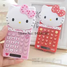 2015 Hot Sale Handheld Calculator Calculadora Solar Calculator School Supplies Cute Fashion Christmas Gifts 6.5x13cm
