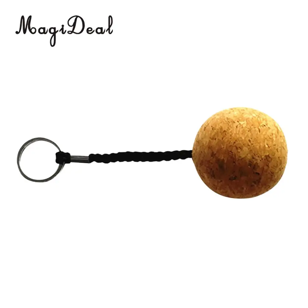 MagiDeal 5cm Floating Cork Keyring Water Buoyant Key Ring Marine Sailing Boat Float