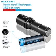 IMALENT LED DM35 Palm Thunder Concentrating Glare Flashlight Endurance Strong Small Outdoor Flashlight Lighting Tools