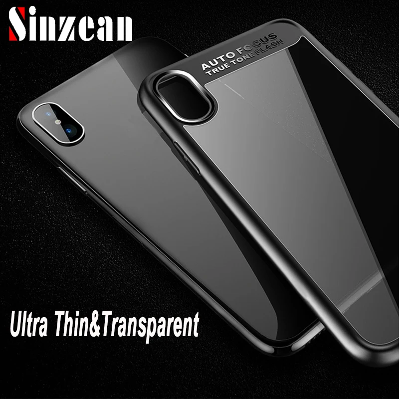

Sinzean 50pcs For IPHONE X Cover Silicone+PC 2 in 1 Case For IPHONE 11Pro MAX/XR/XS MAX/8 Plus Ultra Thin&Transparent Back Case