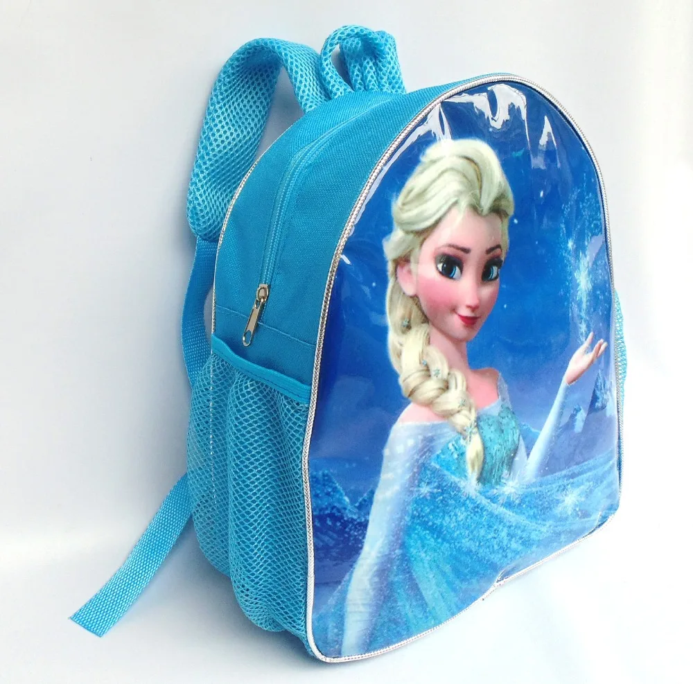 

Disney Frozen Elsa Blue Cute Girls Cartoon Shoulder Bags Children Lovely School Backpack Kids Burden Alleviation Package