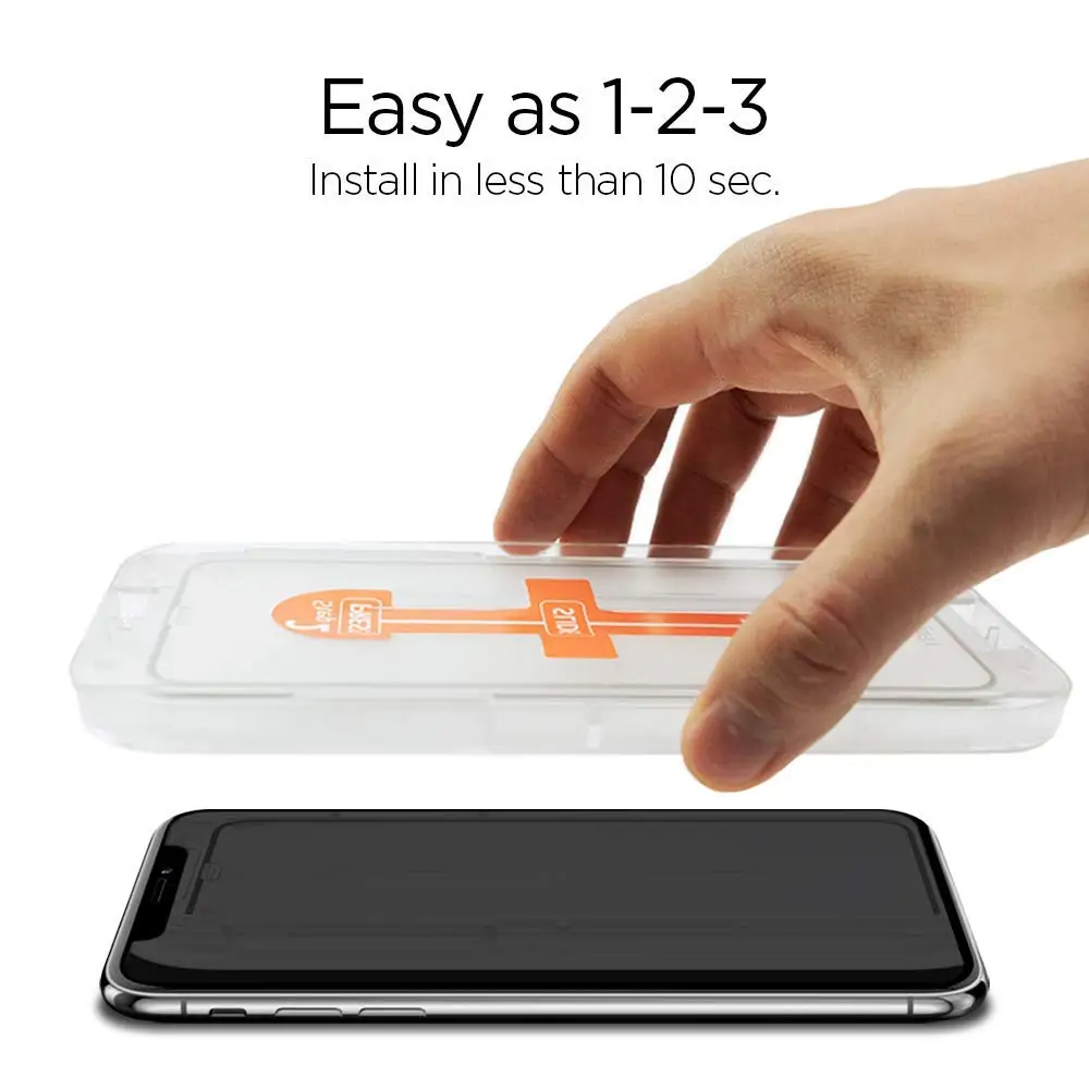 Spigen Glas.tR Slim EZ Fit полное покрытие закаленное стекло Защита экрана для iPhone 11 Pro Max / XS