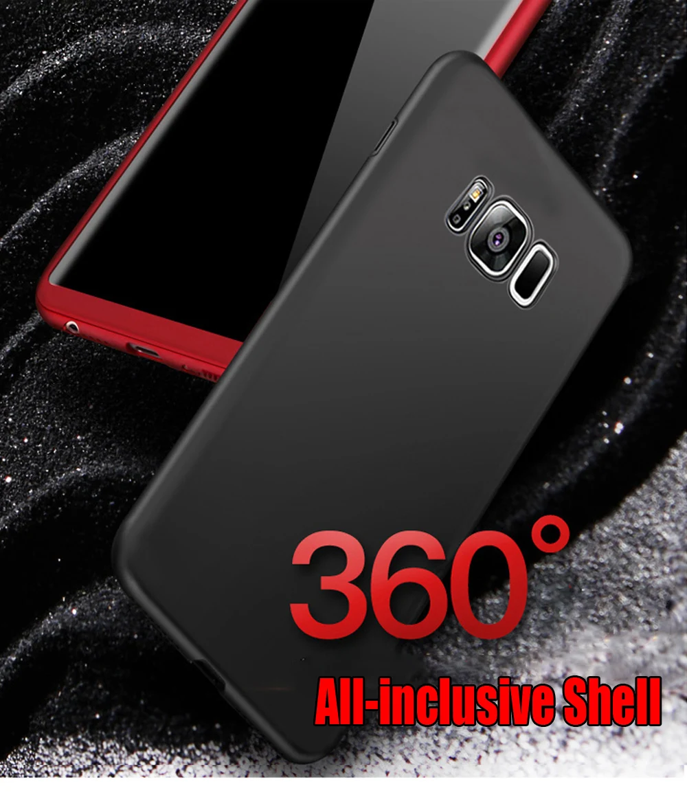 Luxury 360 Full Body Cover Case For Samsung Galaxy S8 S8 Plus Cases Ultra Thin Protection For S7 S7 Edge S6 S6 Edge Note 8 Case1