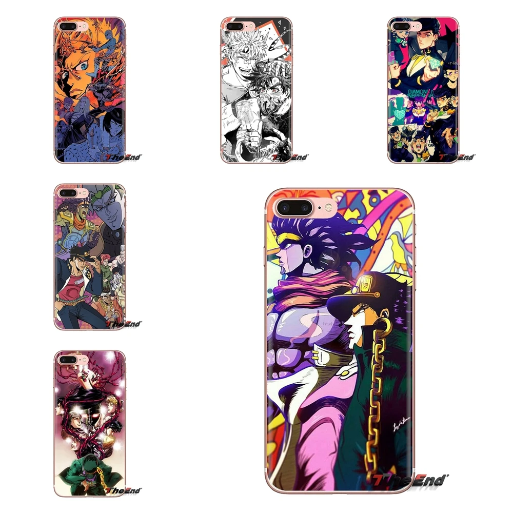 Прозрачные мягкие чехлы для Samsung Galaxy J1 J2 J3 J4 J5 J6 J7 J8 Plus 2018 Prime 2015 2016 2017 JoJo Jonathan Joestar |