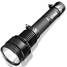 Super bright rechargeable tactical torch high power aluminum police LED flashlight 30W white/yellow waterproof
