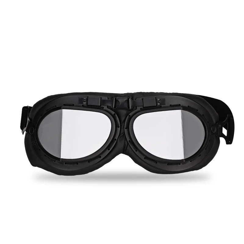Черные мотоциклетные очки винтажные для скутера мотоцикла велосипеда|motorcycle goggles