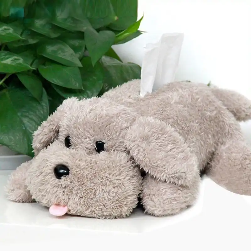 YURI on ICE Victor Poodle Dog Makkachin плюшевая коробка для ткани бумажная игрушка для собак коробка салфеток чехол мешочек для украшения дома - изображение