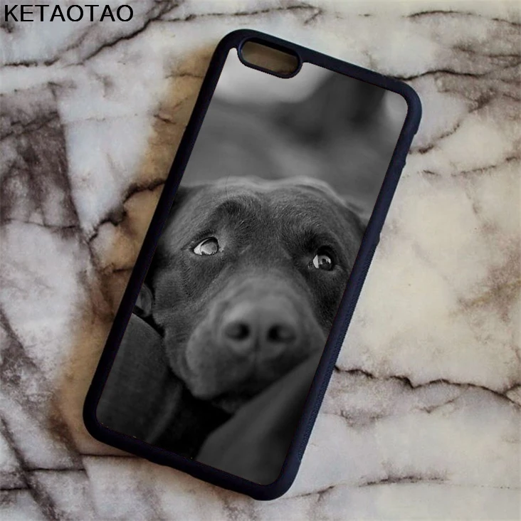 KETAOTAO милые чехлы для телефонов с собачкой лабрадором ретривер iPhone 4S 5S 6 6S 7 8 X PLUS