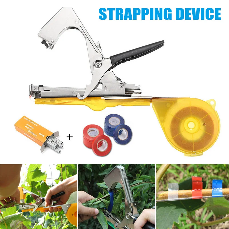 

Vine Branch Tying Tape Tie Stapler Tools Kit Plant Vegetable Nursery Prune LBShipping