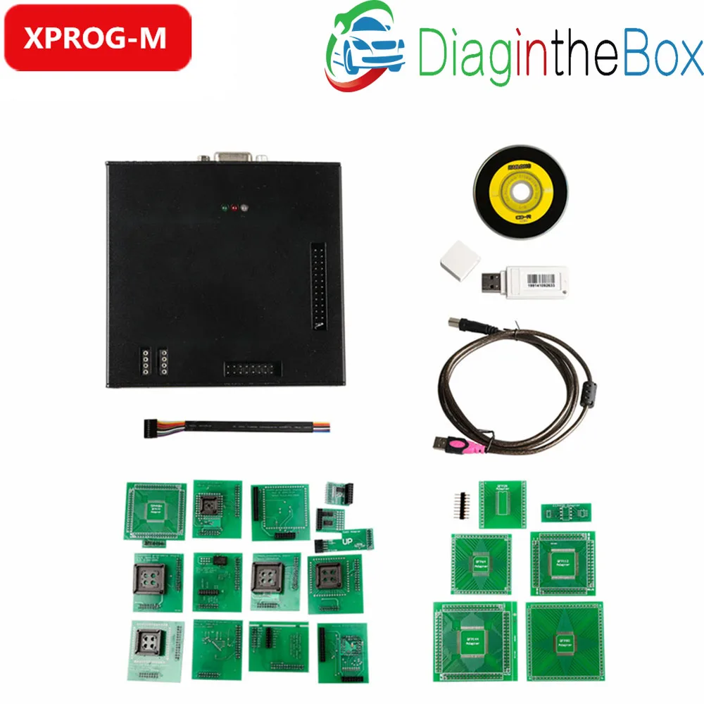 Последняя версия X-PROG коробка ECU программист XPROG-M V5.84 с USB Dongle