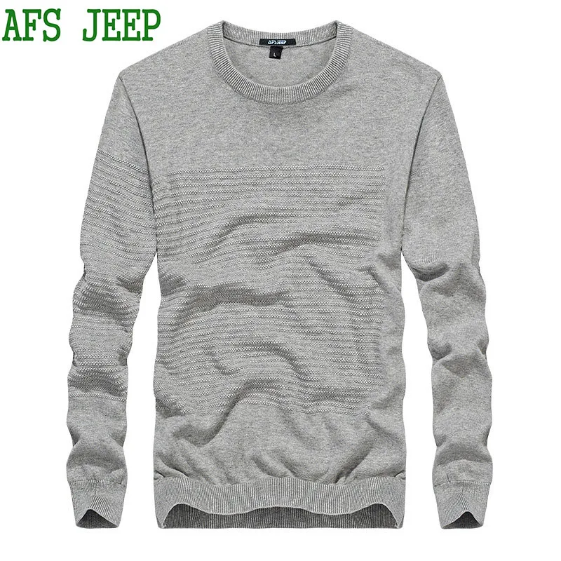 AFS JEEP Men Brand Sweater Men Long Sleeves Autumn