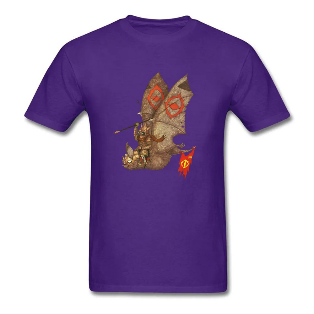 cosie Goblin Bat Mens T Shirts Coupons Mother Day Short Sleeve Round Neck 100% Cotton T Shirt Printed Tee-Shirts Goblin Bat purple
