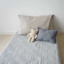 Корейские простынь для детской кроватки набор постельных принадлежностей Звезда Луна вышивка стеганая детская простыня кроватки постельные одеяла для новорожденных детская кроватка