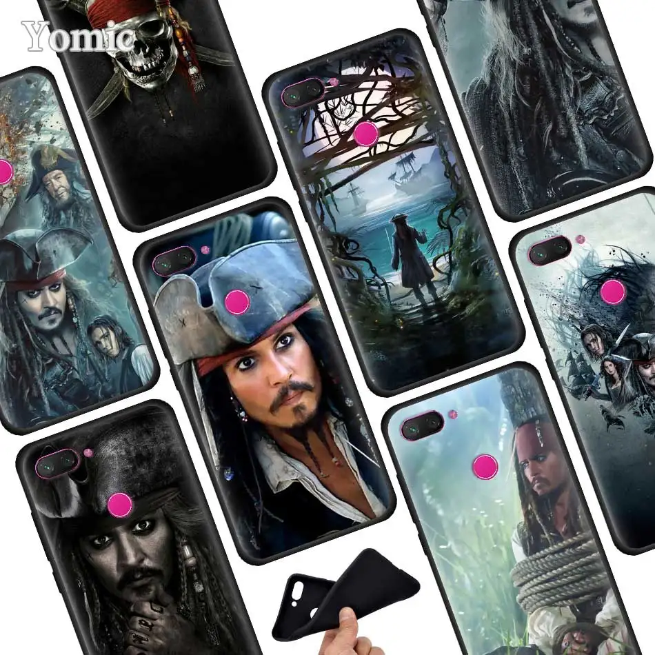 

Pirates of the Caribbean Black Silicone Phone Case for Xiaomi 6X 5X Mi 8 A1 A2 Lite Poco F1 Mi Play Redmi 6 7 Pro Cover