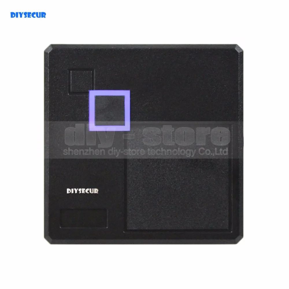 

DIYSECUR Waterproof Security Door Access Control Wiegand 26 125KHz RFID ID Card Reader EM4100 102A