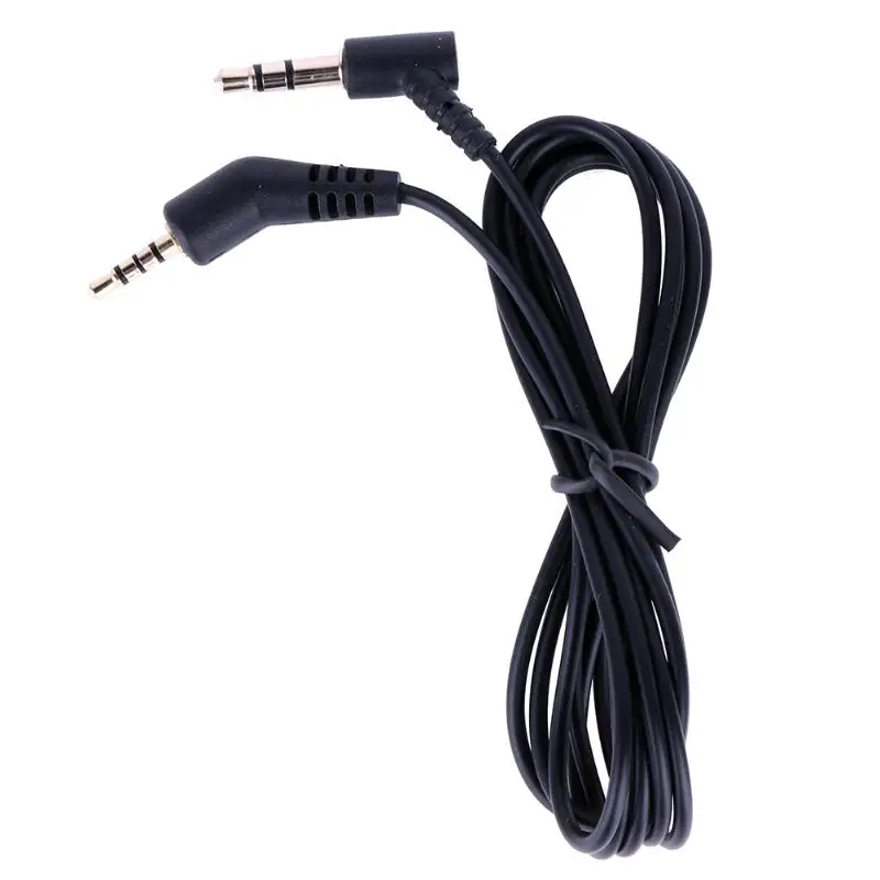 1Pcs Black Replacement Audio Cable 2.5mm to 3.5mm jack Cord Male to