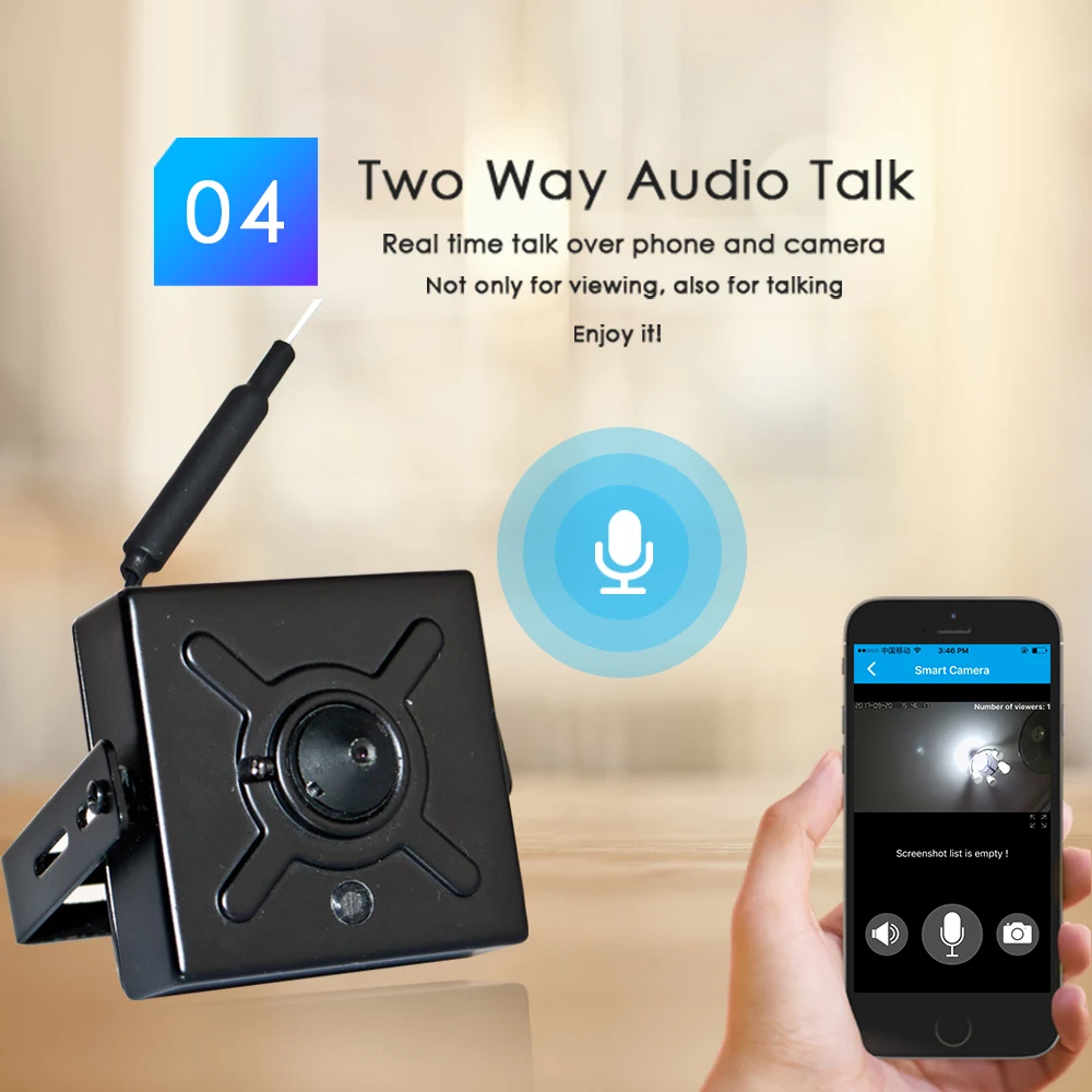 Супер Мини Wi Fi камера CTVMAN 720p объектив с отверстиями видеоняня видеонаблюдения s