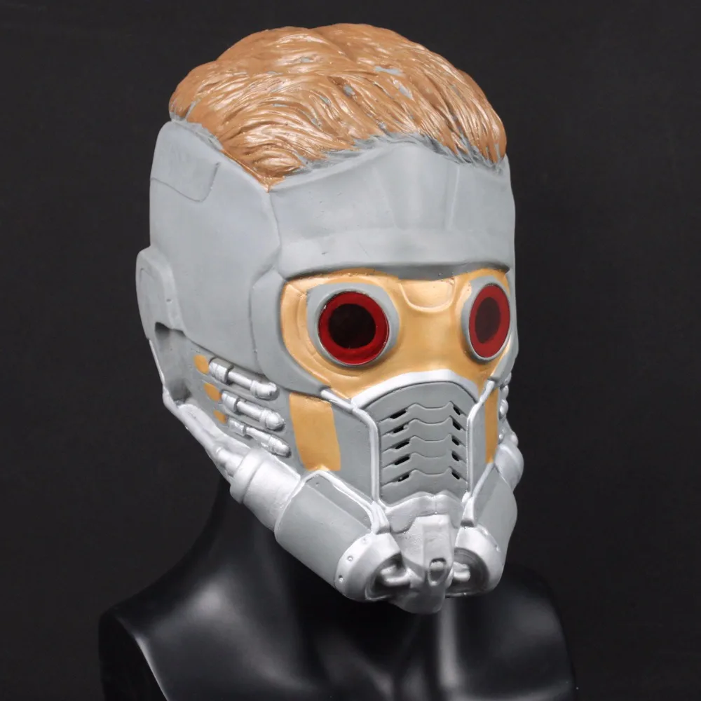 

Star Lord Mask Avengers 3 Infinity War Guardians of the Galaxy Cosplay Peter Quill Latex Masks Helmet Halloween Party Props