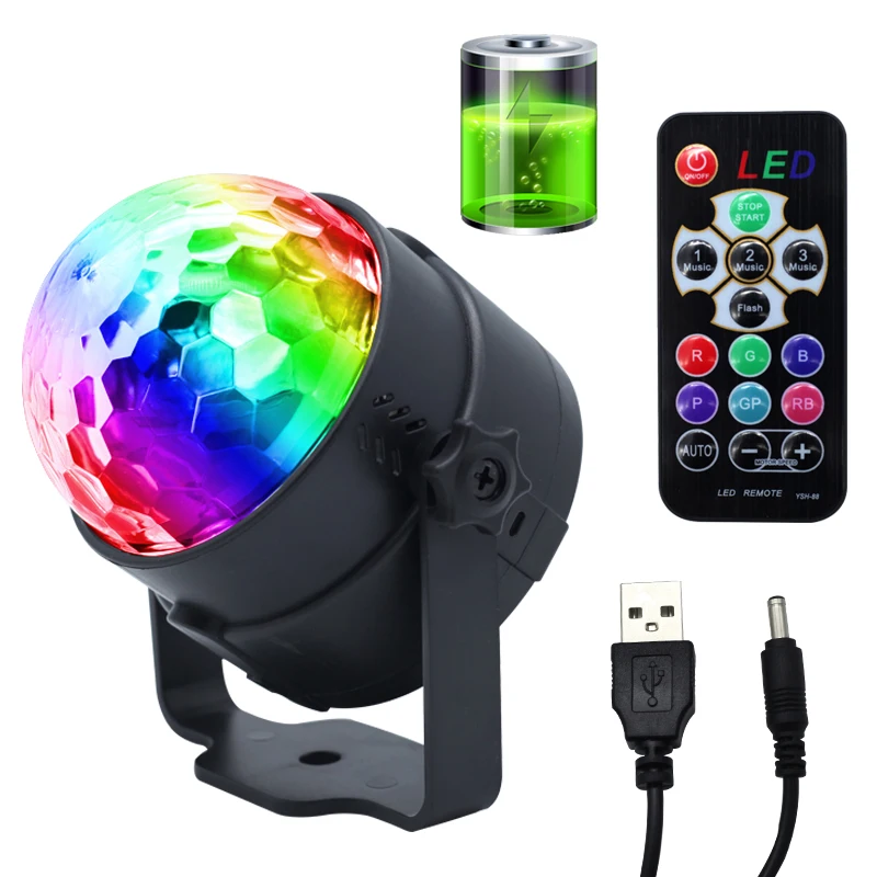 Cena Kula świetlna disco led oświetlenie imprezowe 3W aktywowane dźwiękiem oświetlenie sceniczne dj a na dekoracje urodzinowe strona główna Karaoke Dance Club oświetlenie imprezowe
