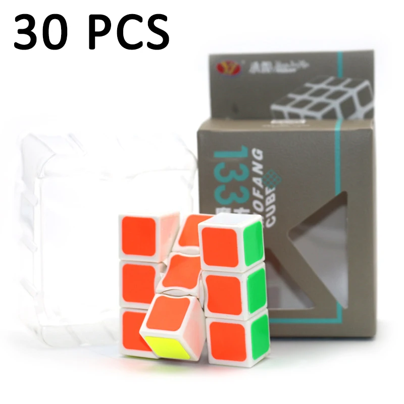 

30PCS YongJun YJ 1x3x3 Professional Magic cube Speed Smooth Puzzle cube Toys For Children Competition Neo Cube Educational Toys