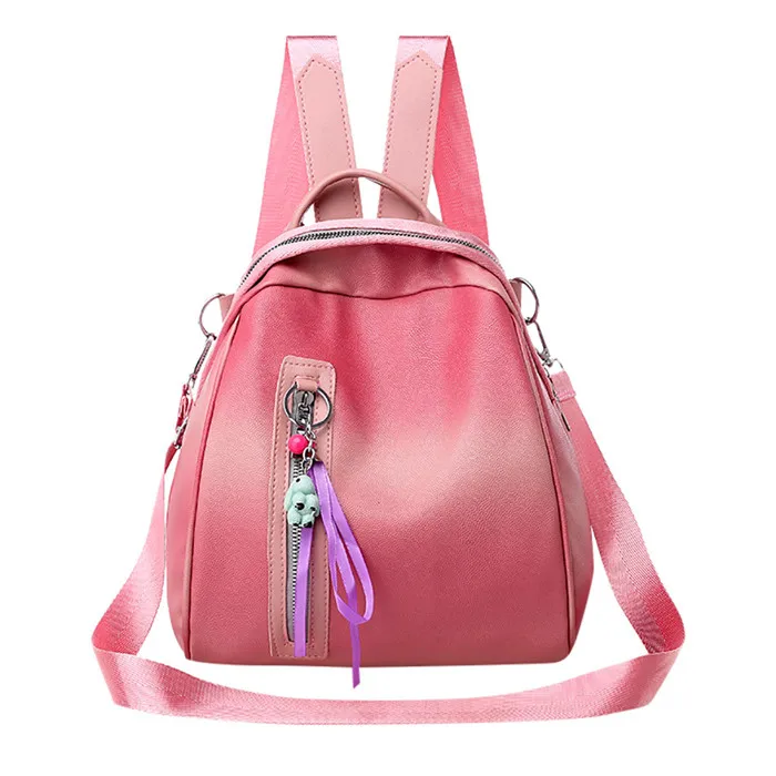 Рюкзак Для женщин просто мода большой Ёмкость сумка для ноутбука розового цвета для девочек рюкзаки высококачественный Молодежный