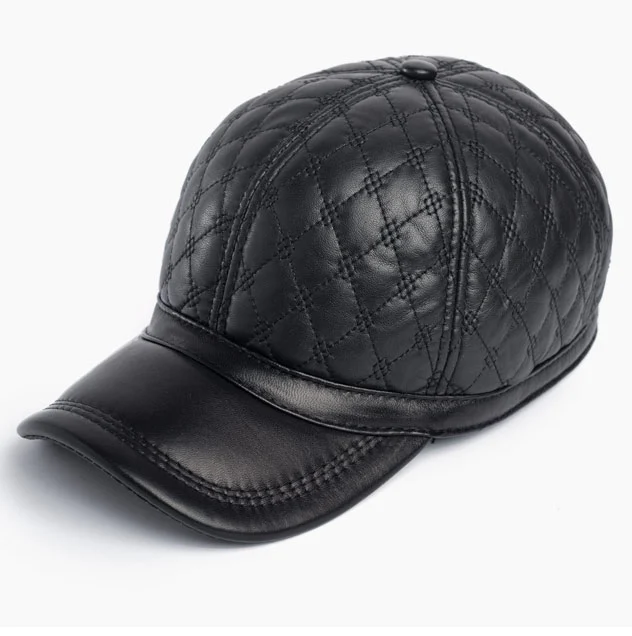 leather baseball cap with fur pom wholesale faux sheep skin hat fashion quality winter men women black leather baseball cap with fur pom wholesale faux sheep skin hat fashion quality winter men women black