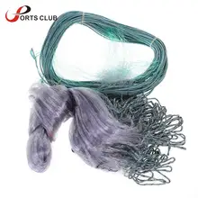 1.8*30m monofilamento 20/30/40/50/60mm rede de pesca malha buraco única camada de pesca emalhar net monofilamento líquido líquido 5 tipo furo
