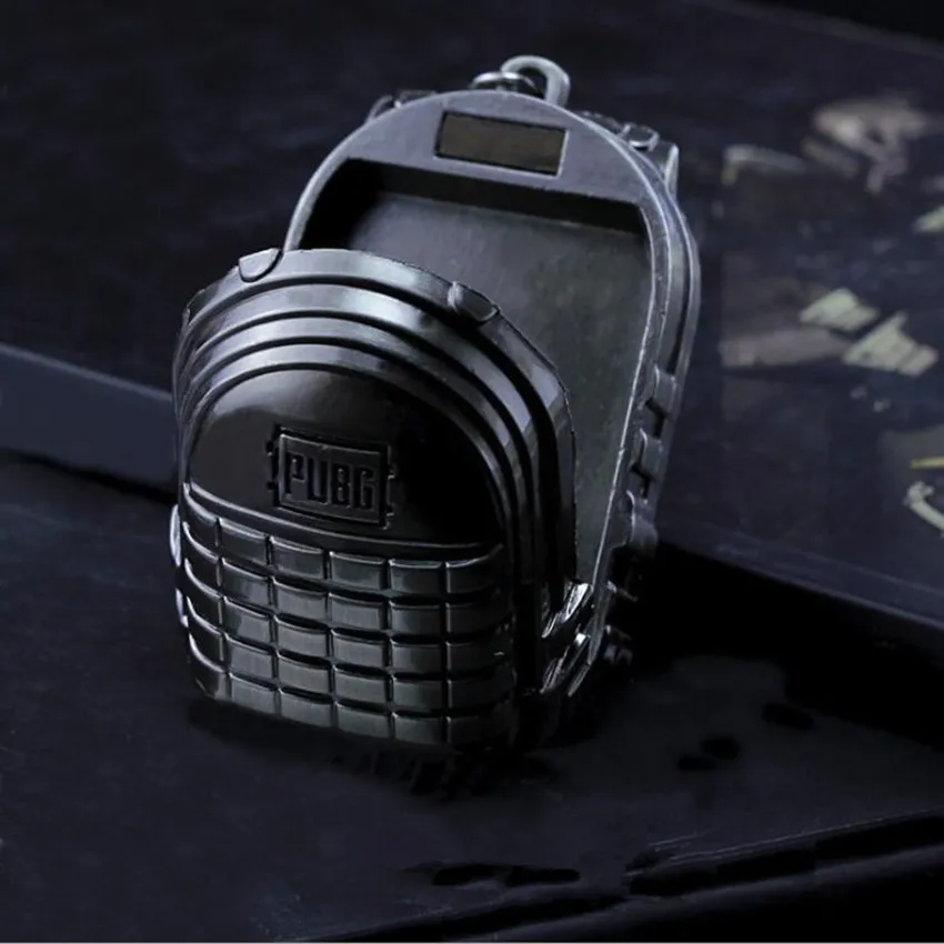  Game PUBG Playerunknown's Battlegrounds Cosplay Costumes Props Alloy Level 3 Backpack Model Key Cha