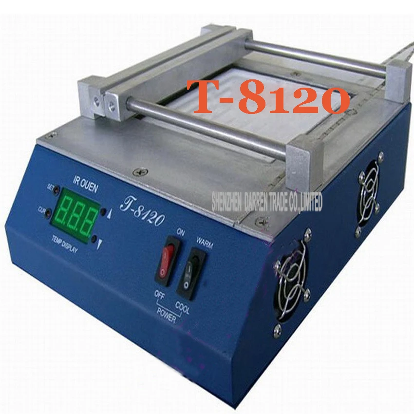 

2PC T-8120 500w Infrared BGA IRDA WELDER+SMD Infrared Preheating station preheat and desoldering FOR BGA/SMD/CSP etc