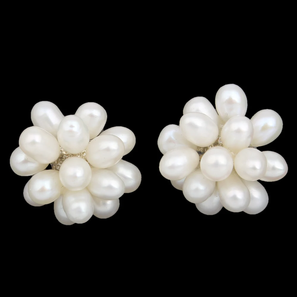 Buy New Fashion Pink Black White Handmade Flower