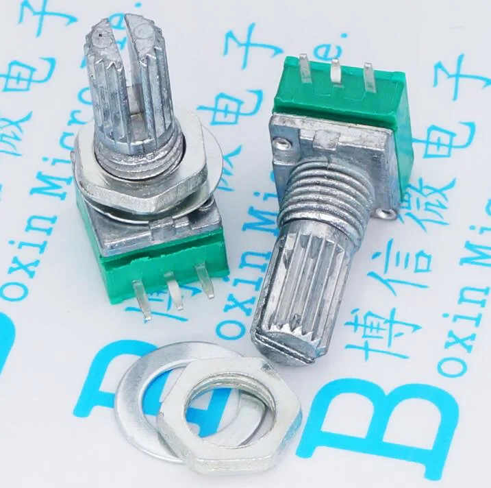 Potenziometro Rk097n 10 Potenziometri B10K Sigillati Per Audio - Albero 15mm 3 Pin RK097N - Per Amplificatori E Regolazione Volume Potenziometro 3 Pin RK097N - Foto 5