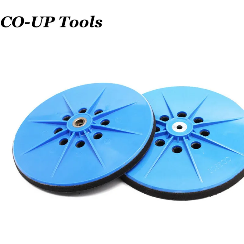 

9" Wheel Pad Flocking Adhesive Sandpaper Sheet Tray Brushed Sponged Angle Grinder Polishing Disc Disk