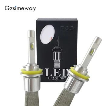 

Gzsimeway car LED H4 H7 H11 H8 Hb3 9005 9012 h27 D2S D2H HB4 led Headlight H1 6000K 96W 12000LM 12V super bright auto fog light