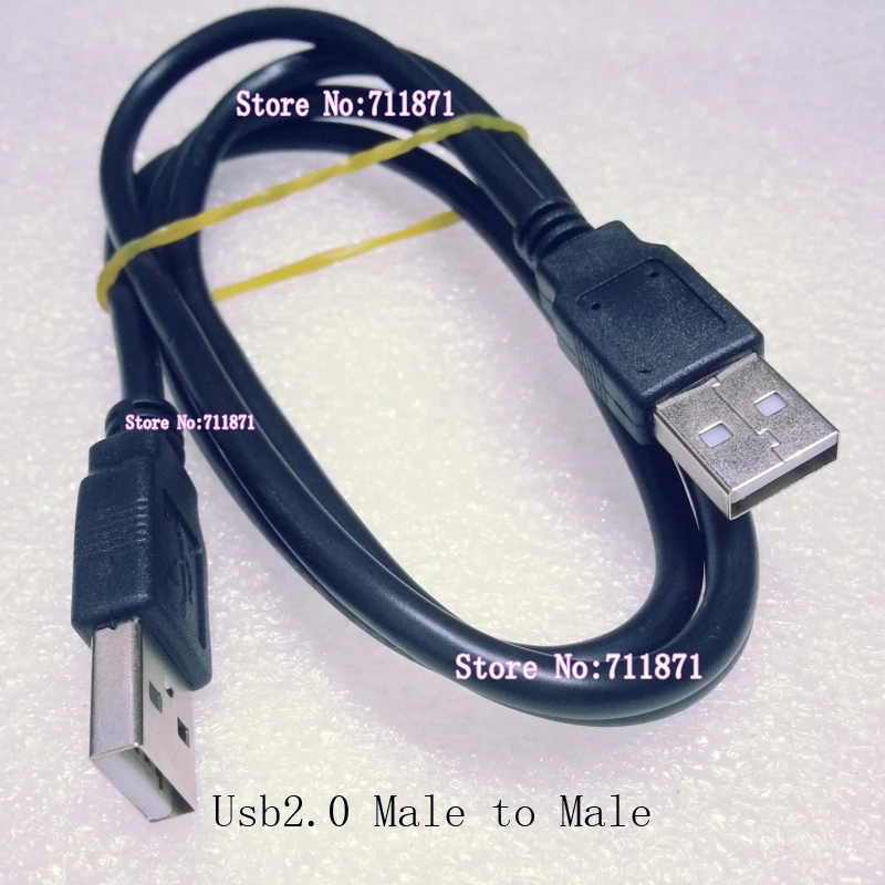 100cm Male To Male Usb Cable 1.0 Meter Male Usb2.0 Line Length 1.0m 100